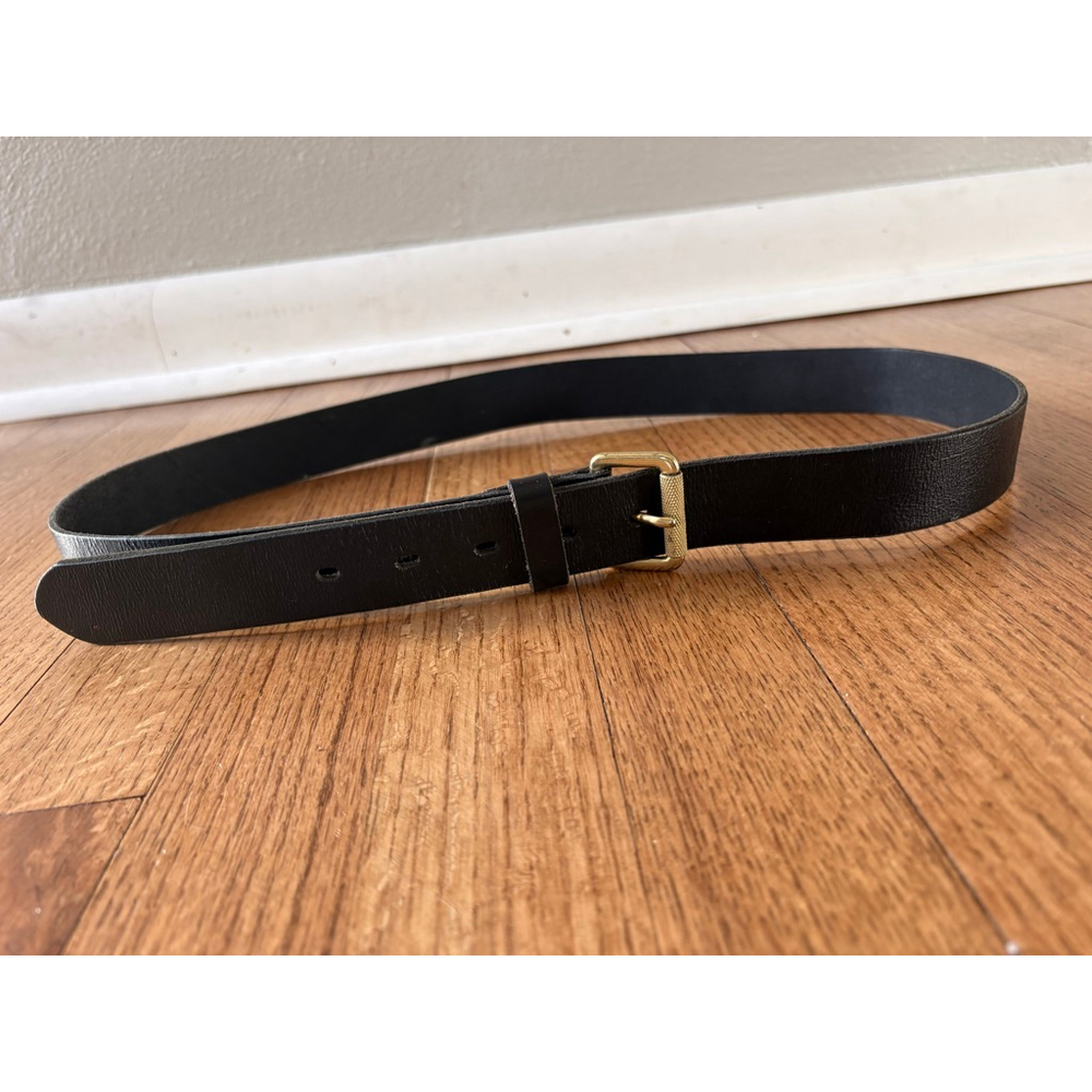 Gap Black Leather Belt Size L